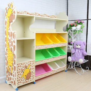 玩具收纳架儿童玩具架储物柜幼儿园玩具收纳柜整理架书架超大特惠