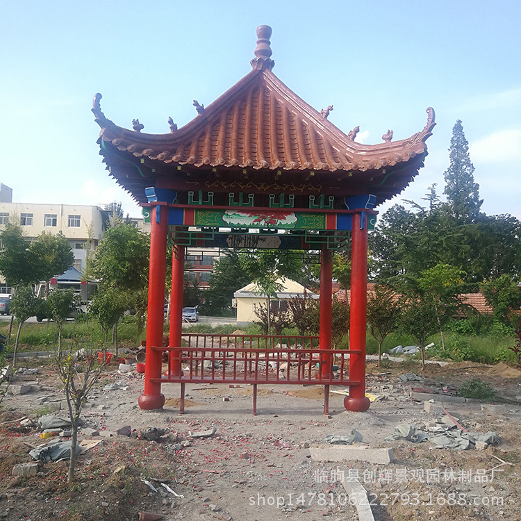 古建筑四角亭,四角古建凉亭,古建六角亭子(第10页)_大山谷图库