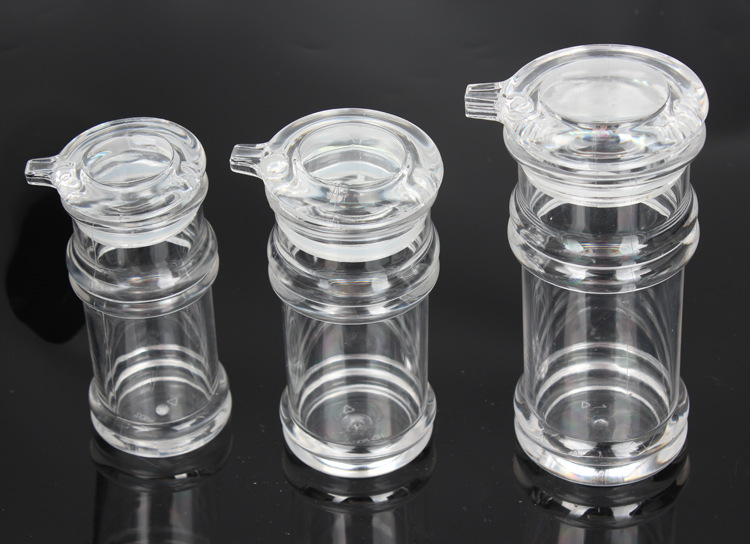 Wholesale Acrylic Crystal Spice Jar Soy Sauce Bottle Vinegar Bottle Transparent Seasoning Bottle Storage Jar Bottle Kitchen Supplies