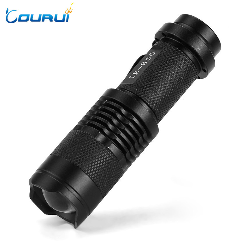 调焦红外线手电筒850nm夜视仪器补光电筒监控光源补光灯支持940nm