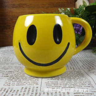 表情杯笑脸杯早餐杯牛奶杯水杯咖啡杯子qq表情杯定制可加logo