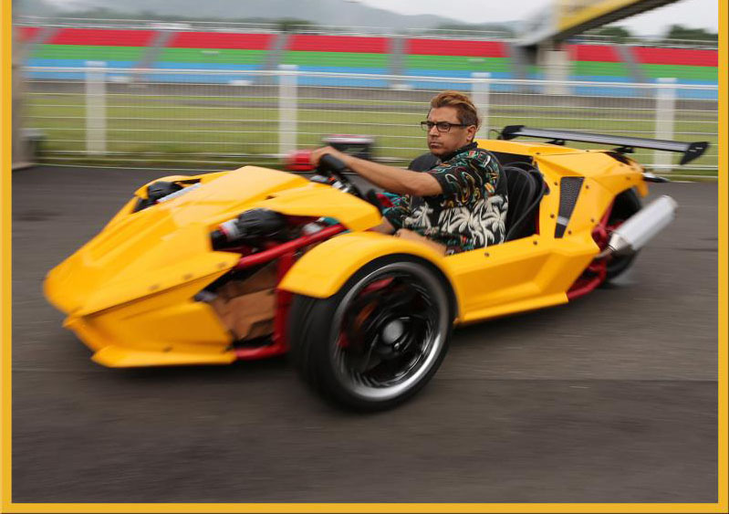 ztr倒三轮漂移车350cc越野车沙滩卡丁车三轮飘逸酷跑街车成人