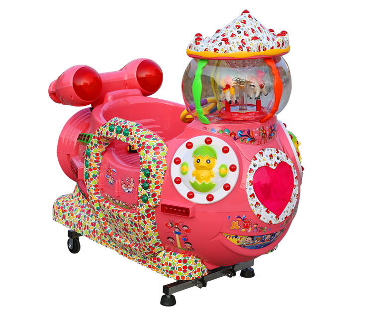 厂家直销转马花心鸭摇摆机2018新款木马潜水艇摇摇车儿童电动摇马