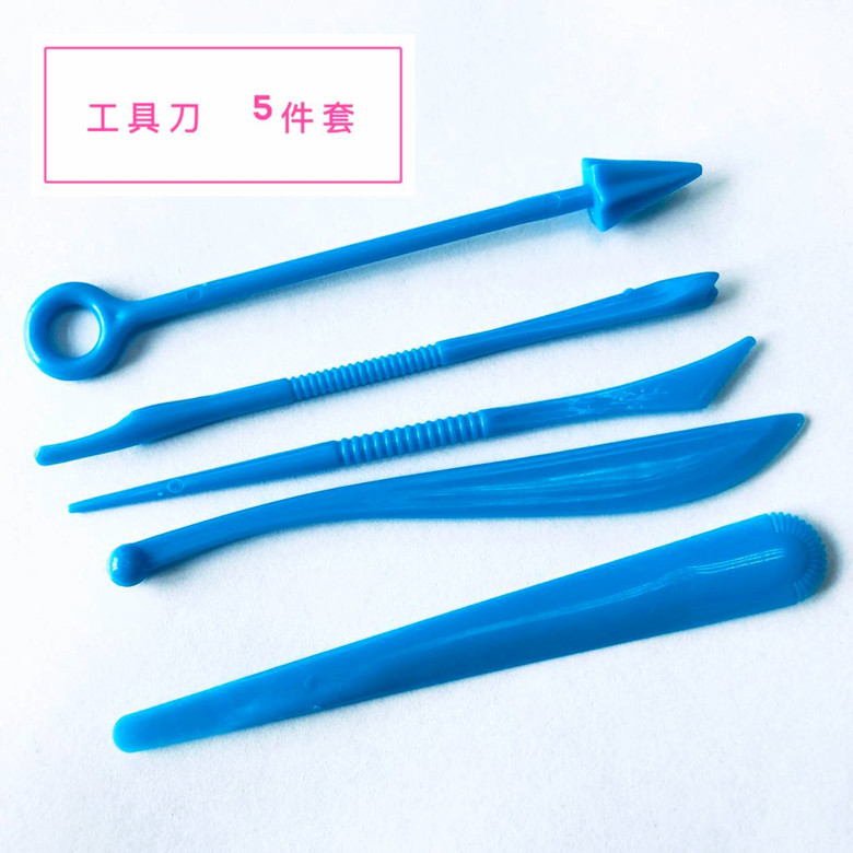 handmade diy tools plasticine colored clay special diy children‘s pottery carving knife ultra-light clay tool knife