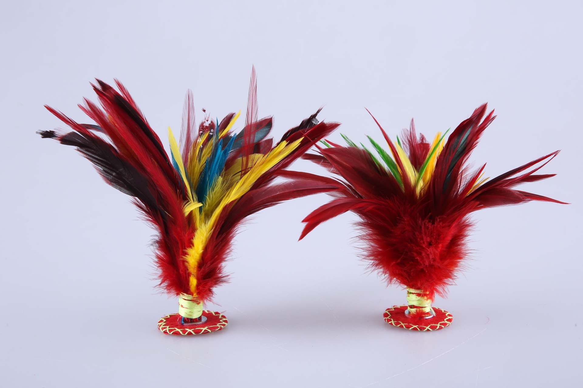 鸡毛毽子批发 手工缝制手工艺品健身用品 怀旧物品diy手工毽