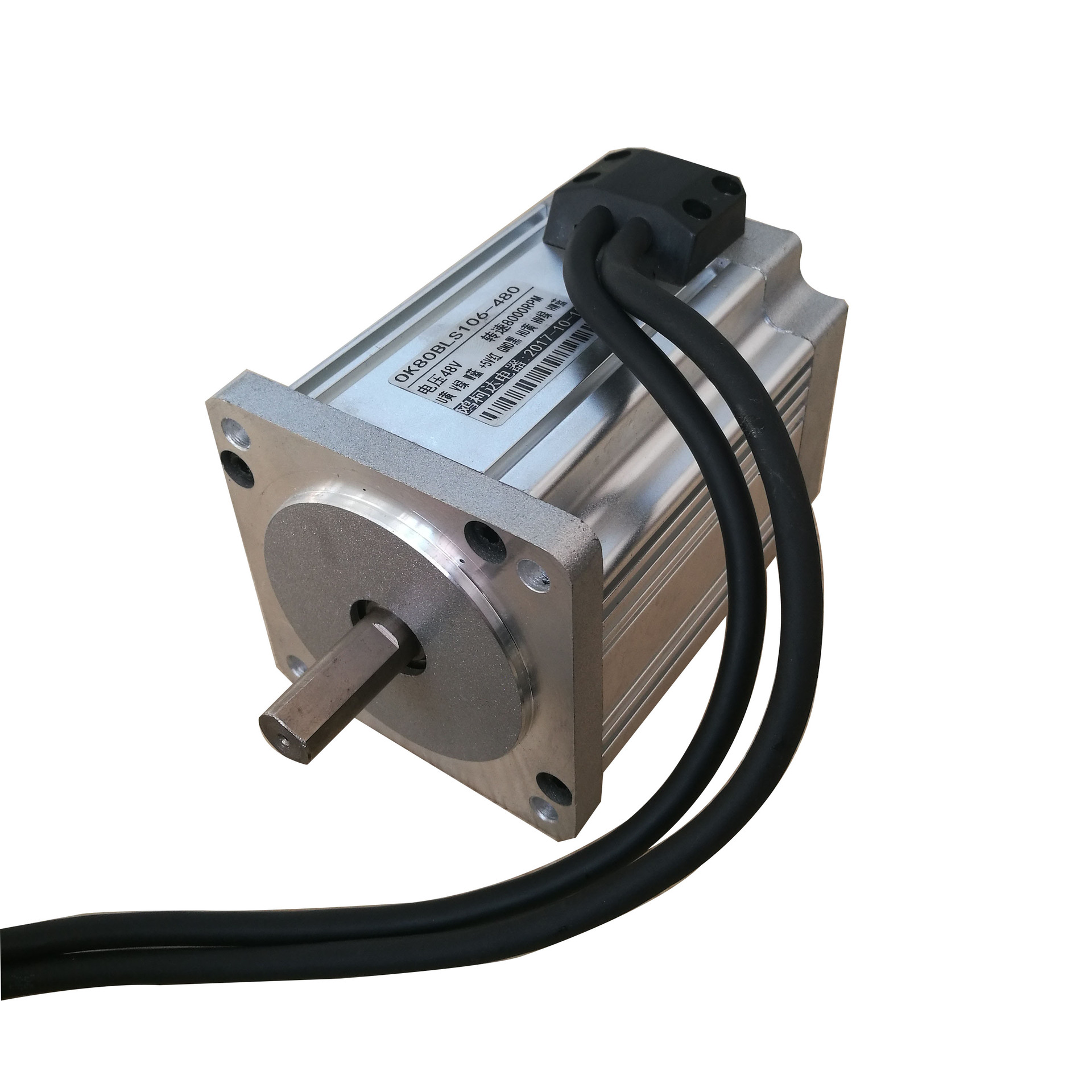 ok80bls10648080直流无刷电机48v8000rpm500w高转速