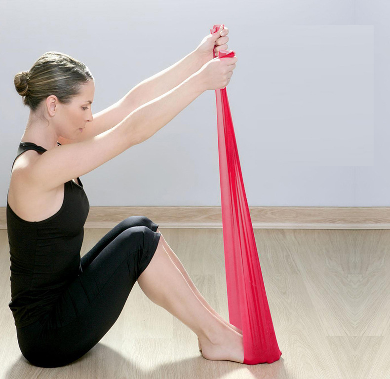 一件代发弹力带瑜伽拉力带瘦身普拉提片乳胶拉伸片力量训练阻力带