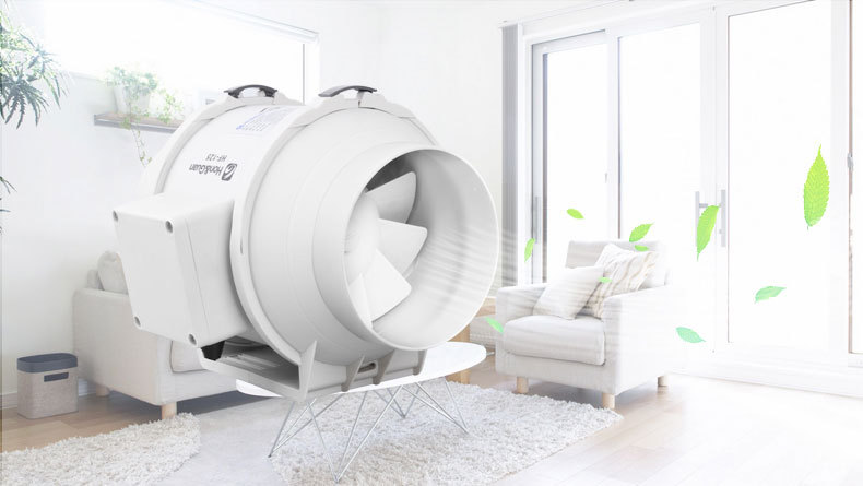 新风系统家用换气机单向流新风机家庭净化新风系统hf125p