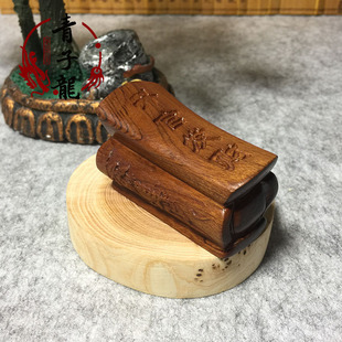 厂家直销 越南花梨香木雕手把件升官发财木质小件工艺品批发