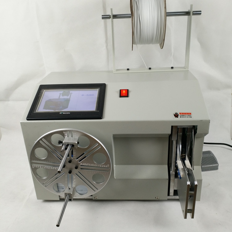 全自动绕线机漆包线绕线机空心电感线圈绕线机束丝机放线架扎带机