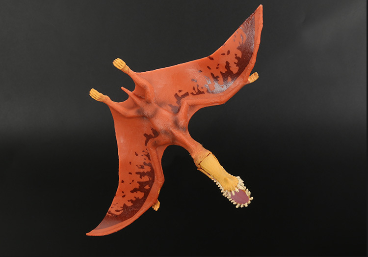 侏罗纪世界实心仿真恐龙模型玩具 3款古魔风神翼龙塑胶动物模型