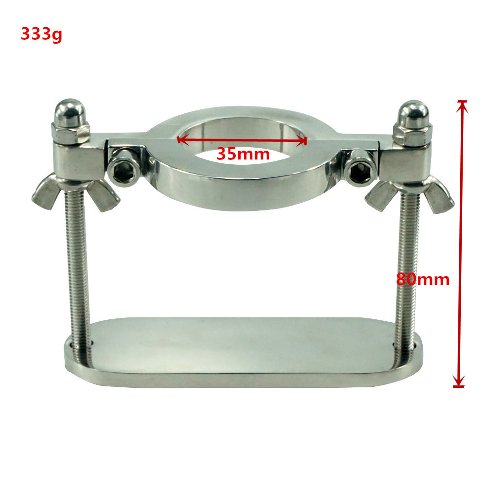 ss022金属不锈钢阴囊睾丸挤压器 男性夹具刺激情趣用品厂家直销