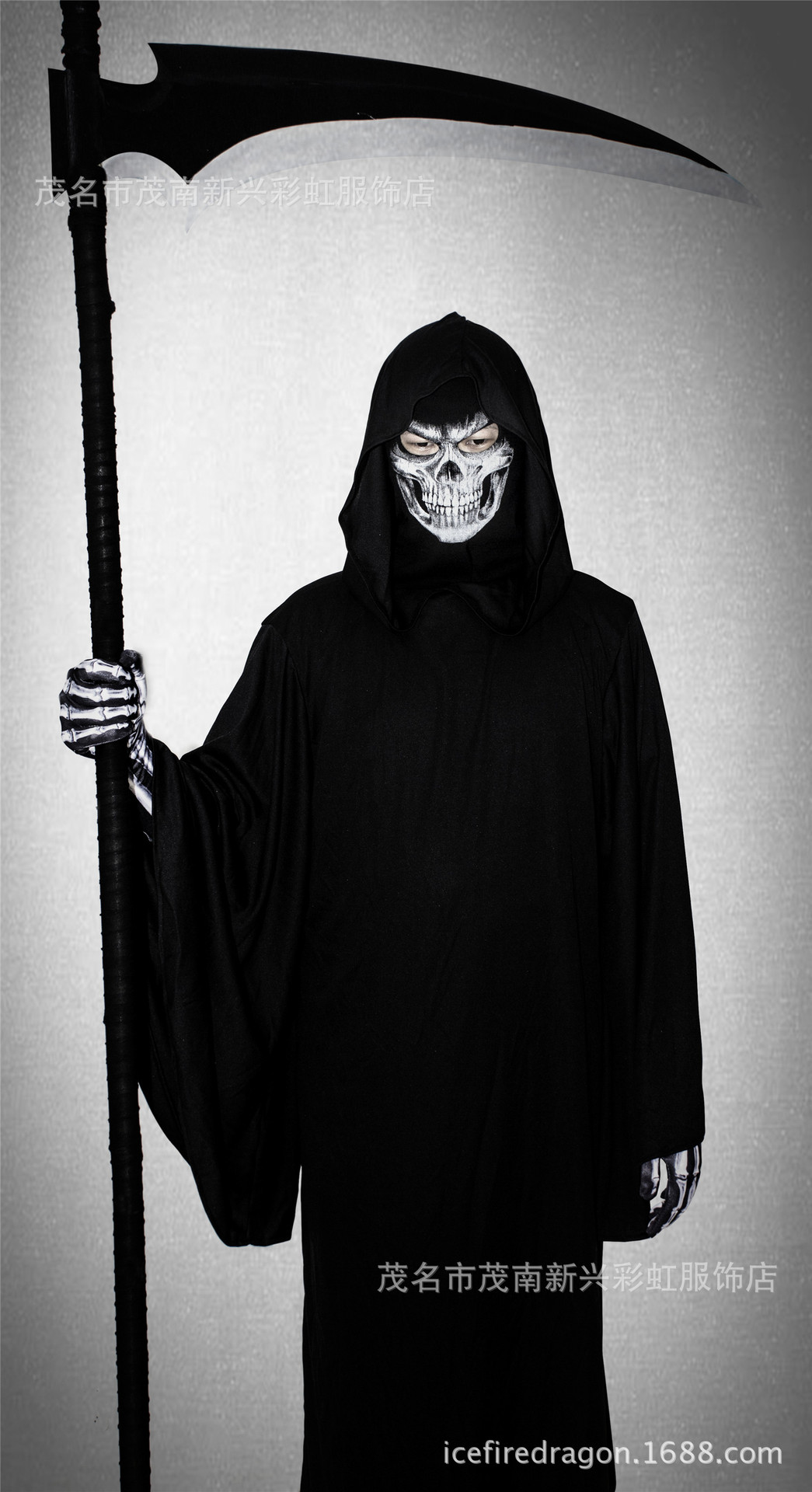 死神 简约版 骷髅 头套 万圣节 头罩 grim reaper