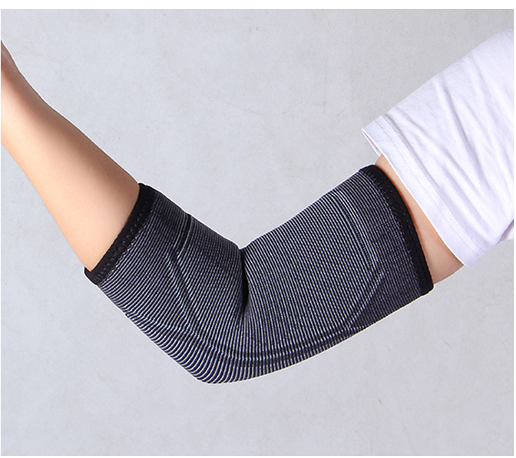 厂家供应健身篮球护肘尼龙护具 肘部透气防护吸汗护肘现货批发