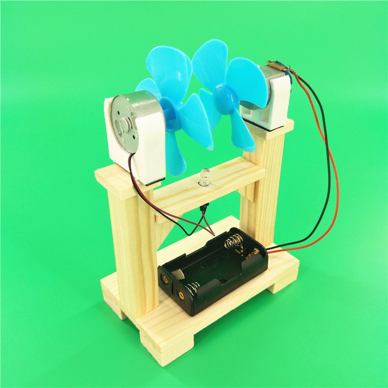 diy风力发电机科技小制作有源科学实验材料包中小学作业创作模型