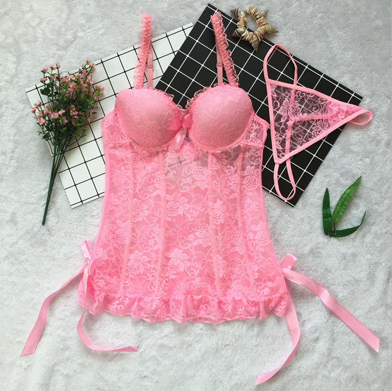 性感蕾丝情趣内衣马甲套装欧美宫廷情趣塑身衣性感诱惑情趣衣制服