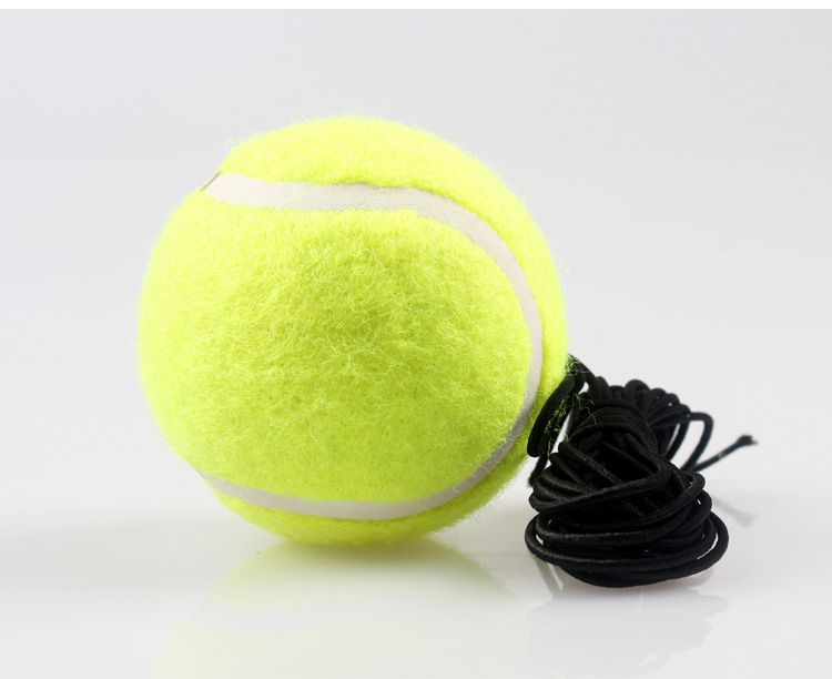 训练用带绳网球 带弹力绳网球 超耐打新手带线网球单人网球批发