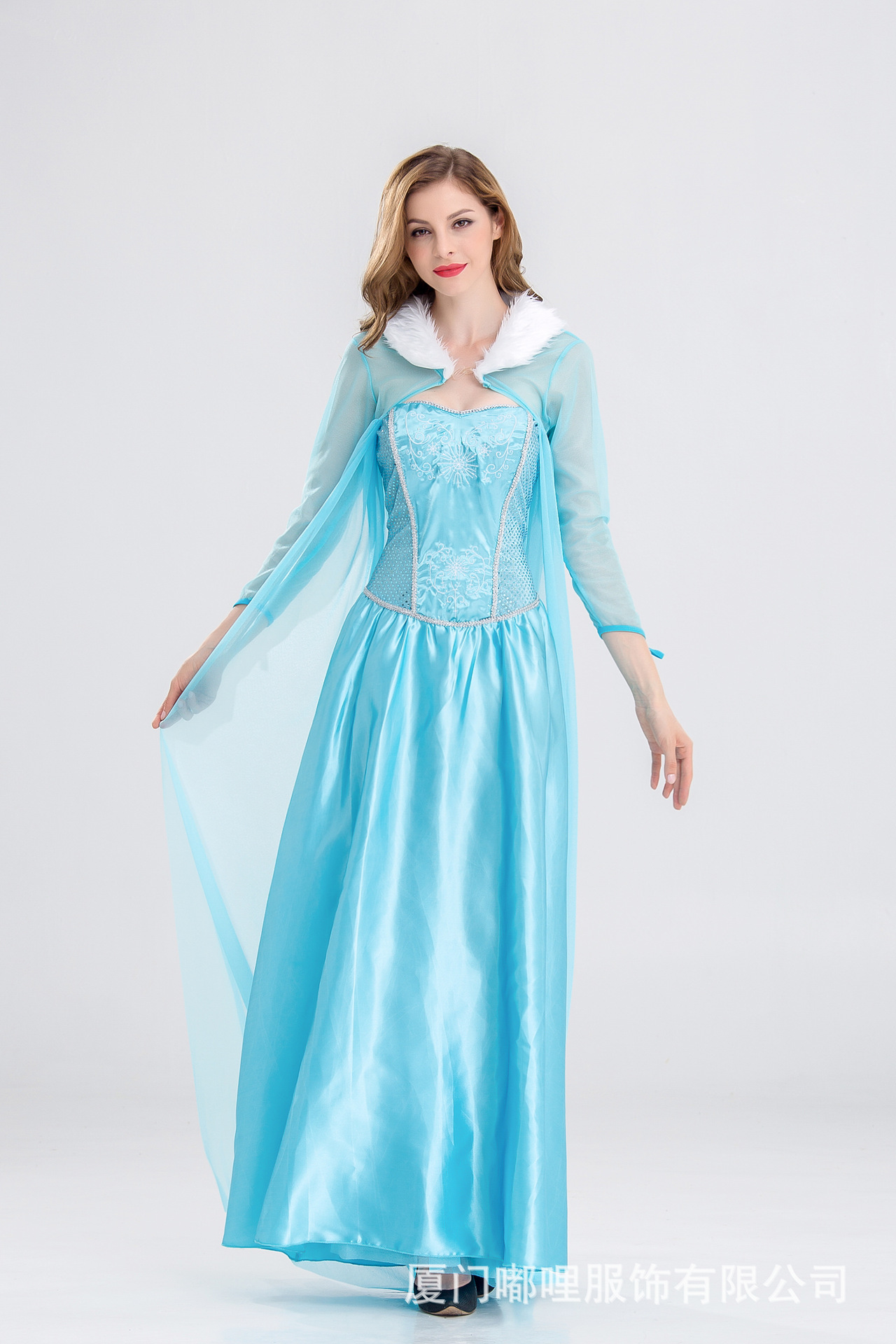 万圣节成人服装冰雪奇缘爱莎艾沙艾莎公主裙cosplay化妆舞会衣服