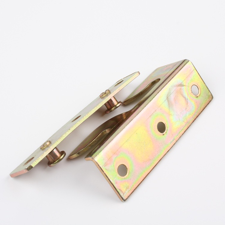 厂家直销五金挂件床扣家具连接件床铰链床用五金 床角码 床配件