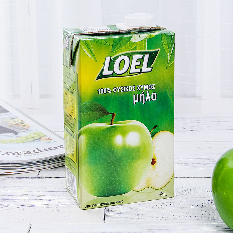 盒装进口饮料利乐包装浓缩青苹果汁 原装进口食品璐乐牌 量大优惠