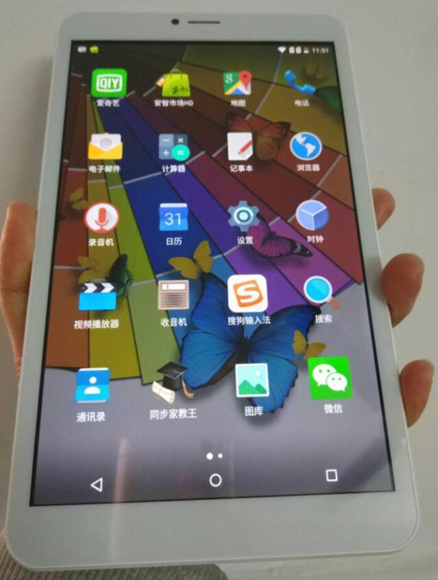 8寸 四核平板电脑手机 内置3g通话 双卡双待 ips屏学习电脑