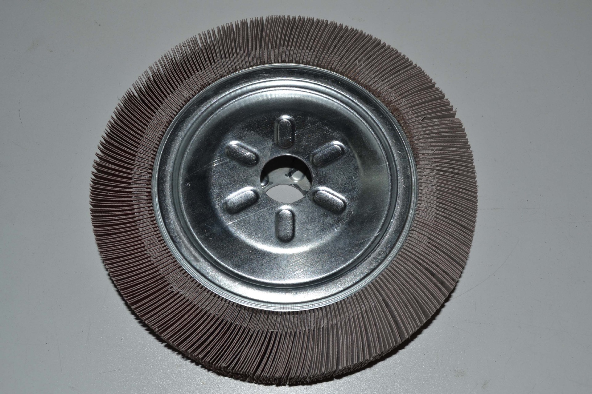 yl供应 240mm圆孔 抛光砂布轮 砂带千叶轮 不锈钢打磨抛光百叶轮