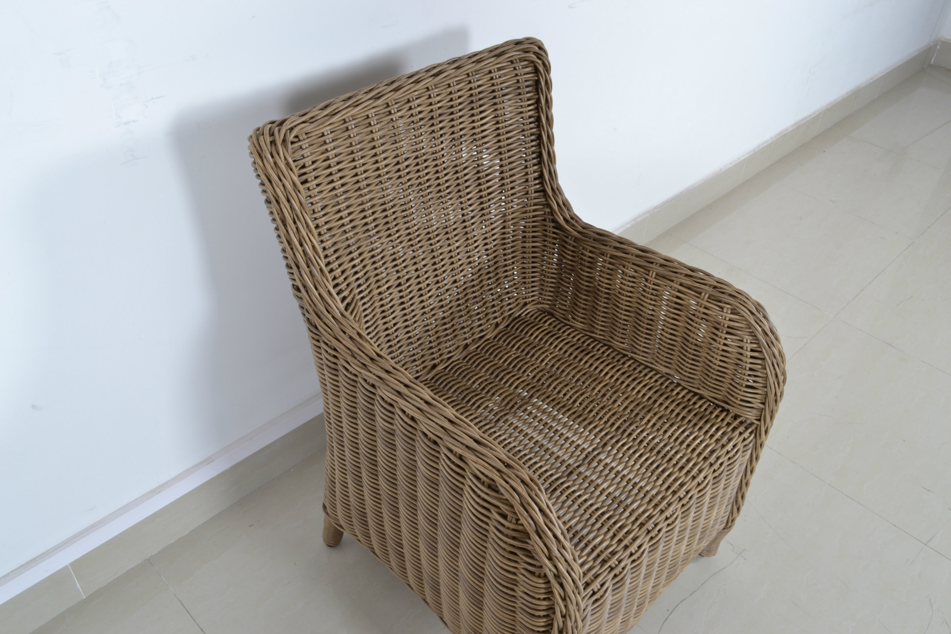 酒店工程 餐厅室内圆藤藤椅 藤编桌椅藤条椅子 户外藤编椅藤家具