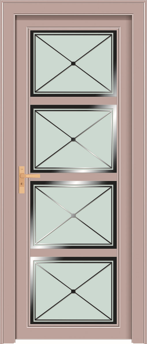 金裕达10个平方起订 断桥铝平开门 磨砂钢化玻璃 平开门 宝马金