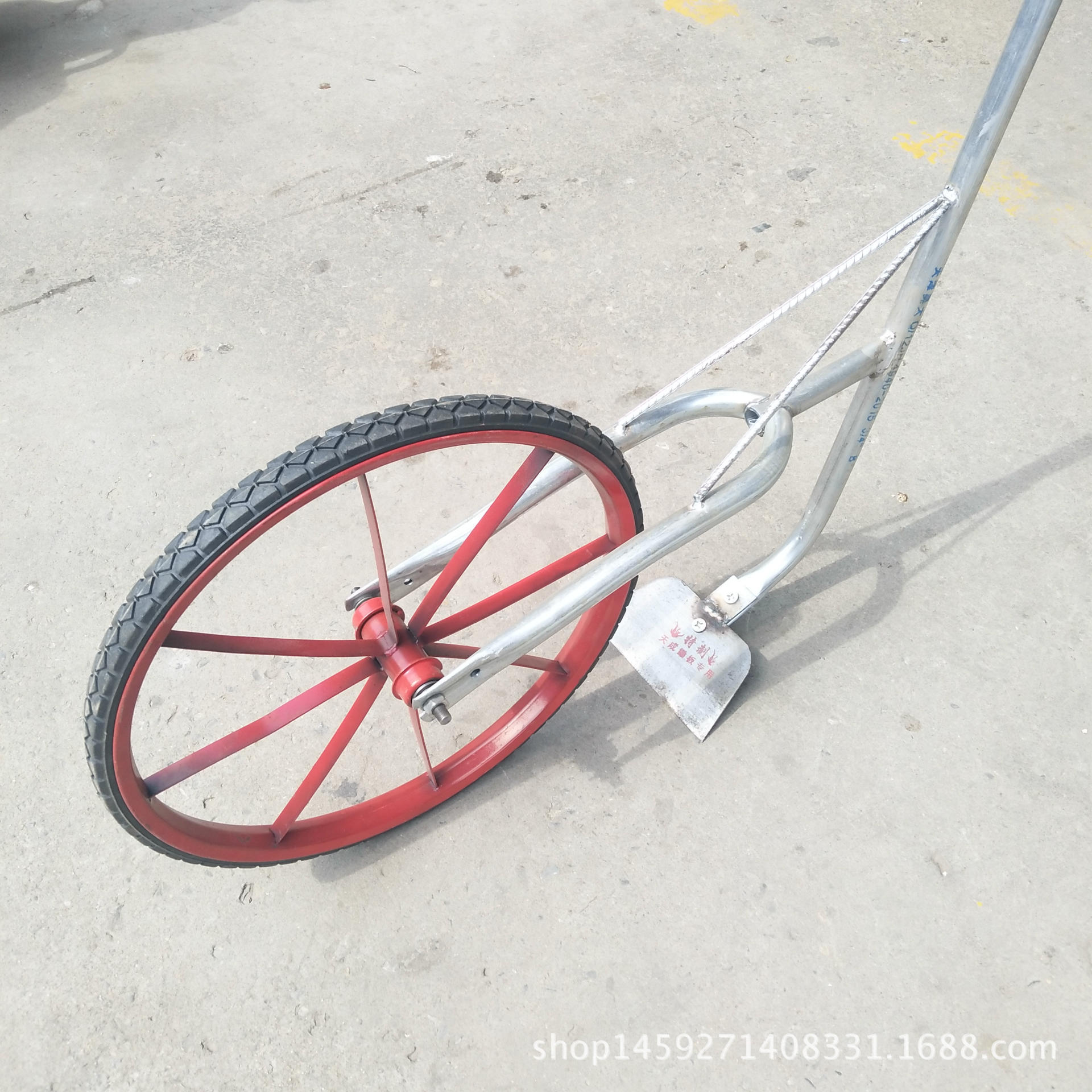 冠超五金耘锄独轮耘人力手推式锄菜园除草出地轻巧方便除草机