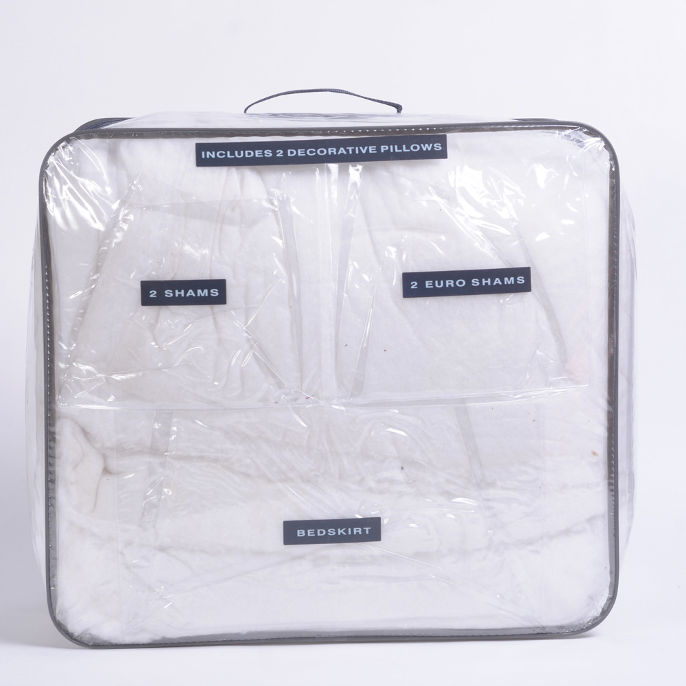 pvc透明钢丝包空调被棉被 手提袋四件套床上用品包装袋 汽车坐垫