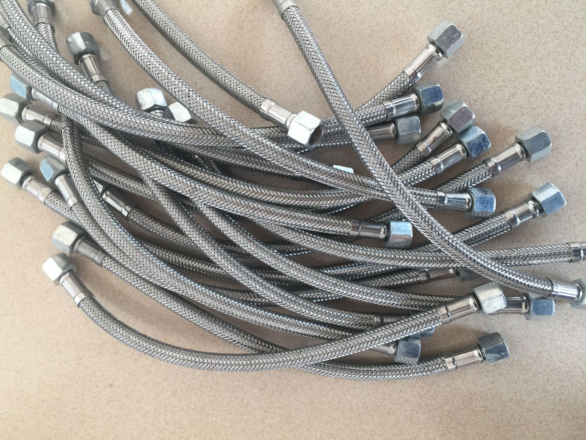 空压机高压编织管打气管气泵专用编制高压管不锈钢编织金