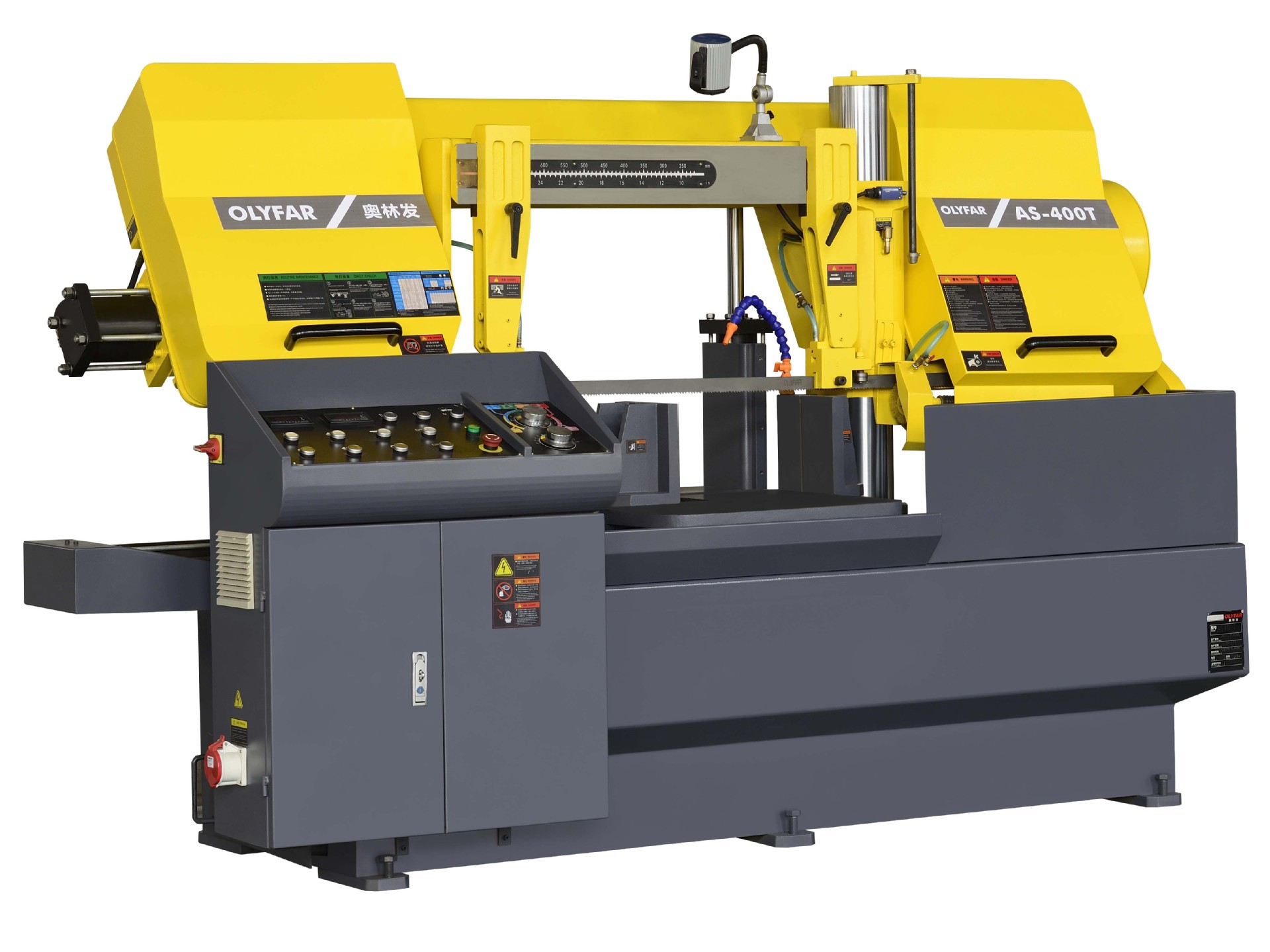 宝石花厂家直销金属带锯床 as400t 双柱卧式带锯床