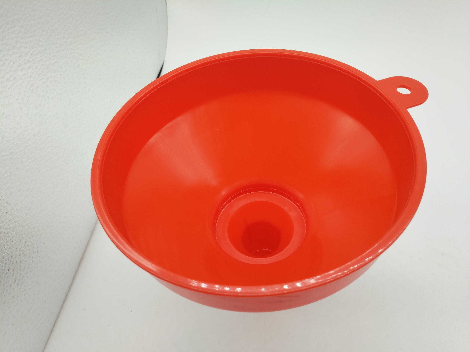 红色塑料漏斗直径16cm过滤液体专用大漏斗