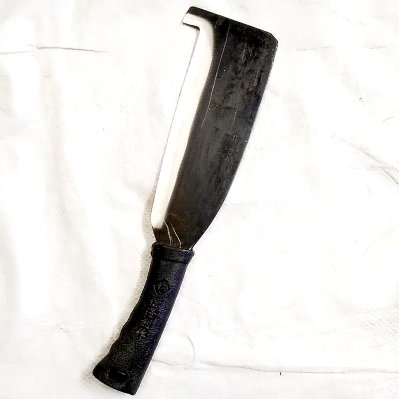 柴刀砍刀镰刀龙牌塑勾大砍刀毛竹刀篾刀塑柄勾头大刀信得利