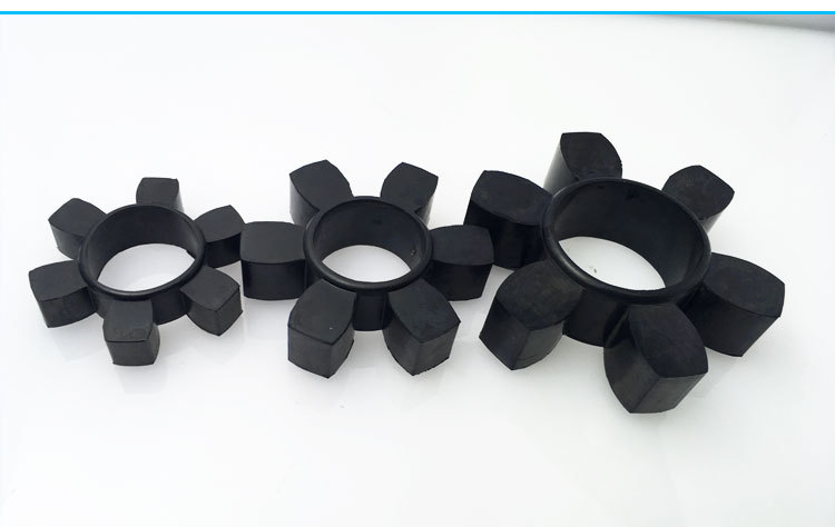 优质橡胶菱形六角轮梅花垫 hrc-230联轴器缓冲垫 空压机弹性胶块