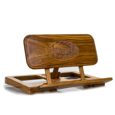 佛器佛教用品 阅经架诵经架 助念读经架台湾经书架 檀木读经架