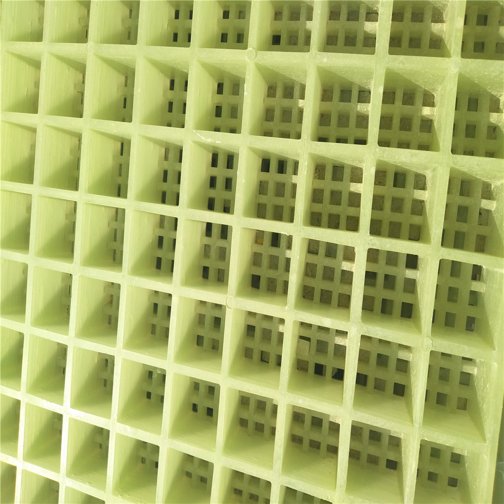 格栅多孔玻璃钢树脂frp九孔格栅板造纸厂网格板小孔网格微孔栅板