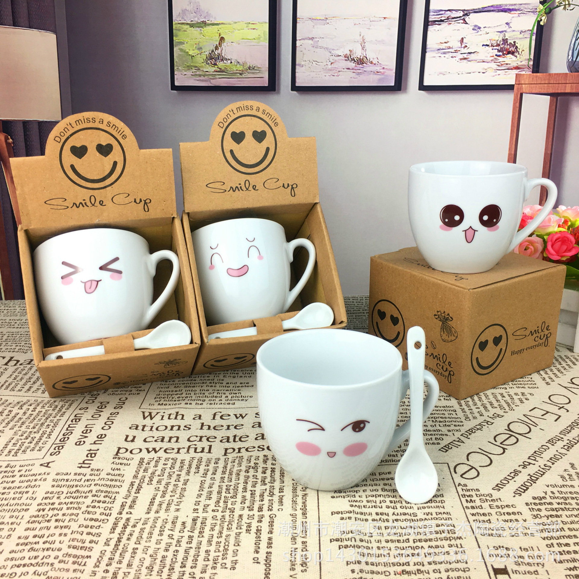 注:杯子形状不固定! 默认为本厂现有形状生产发货!