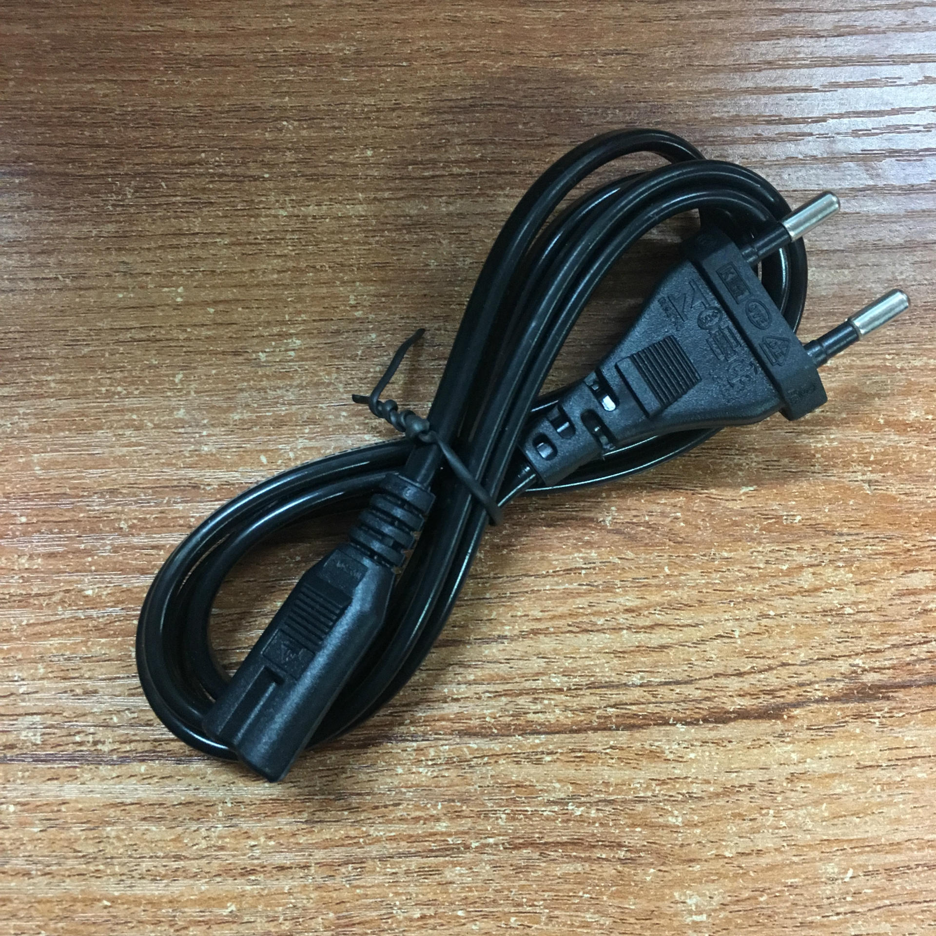 5米欧规德标欧式ac电源插头线 2芯插头线 8字尾插头2