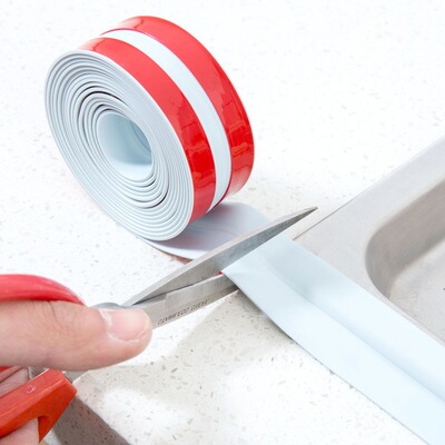 厨房缝隙胶带浴室马桶接缝防水贴厨卫防霉防潮墙角线防水条