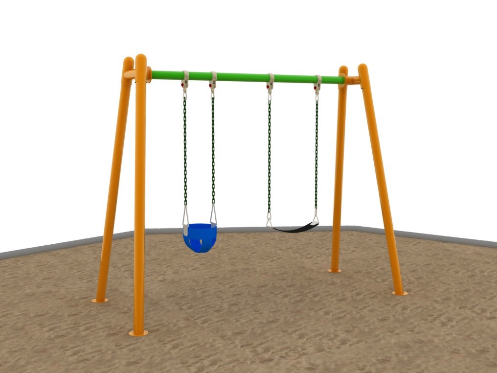 儿童游乐场船型秋千,儿童公园游乐设施秋千定做,吊篮秋千生产厂家