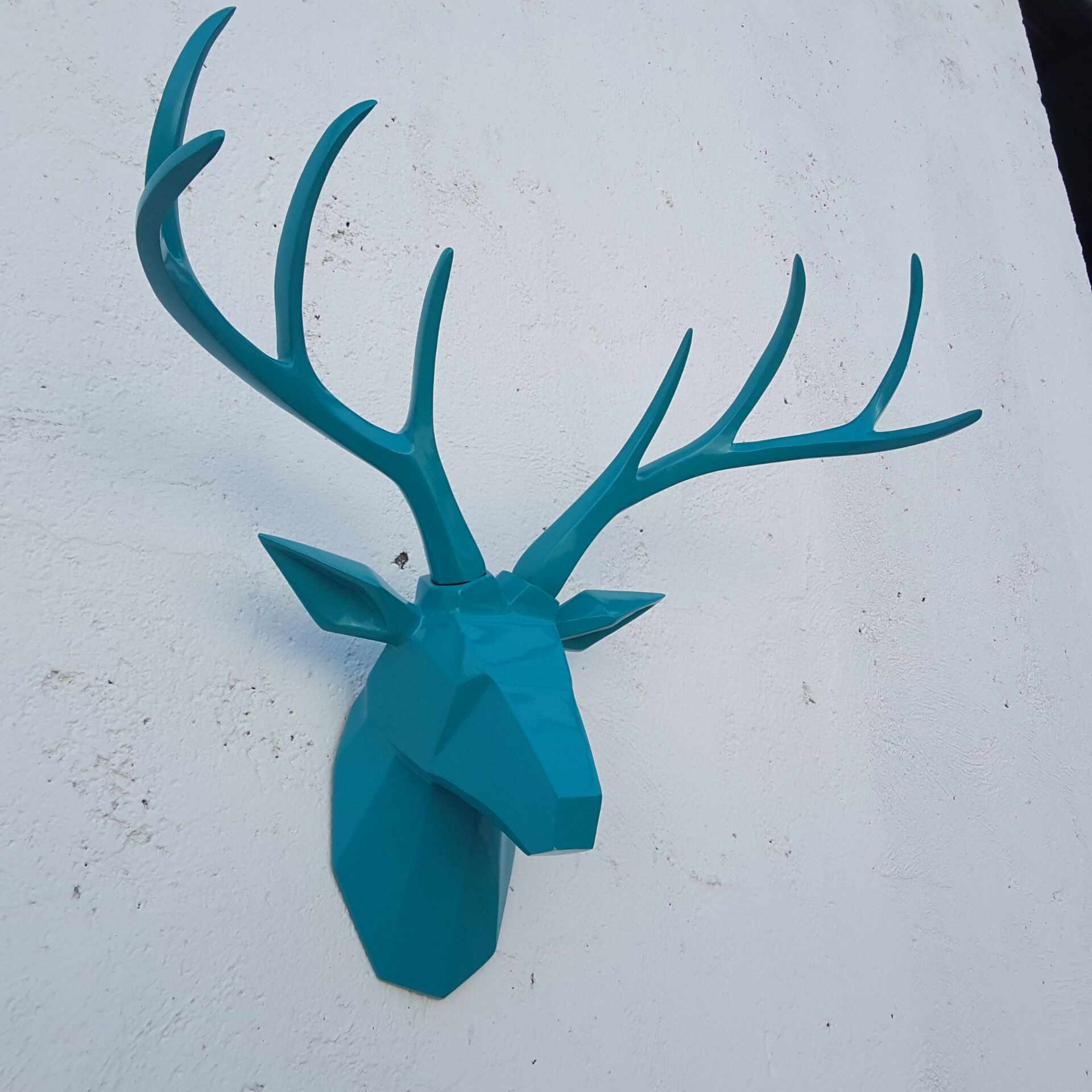 几何鹿头壁挂壁饰家居客厅玄关电视沙发卧室背景墙装饰品厂家批发