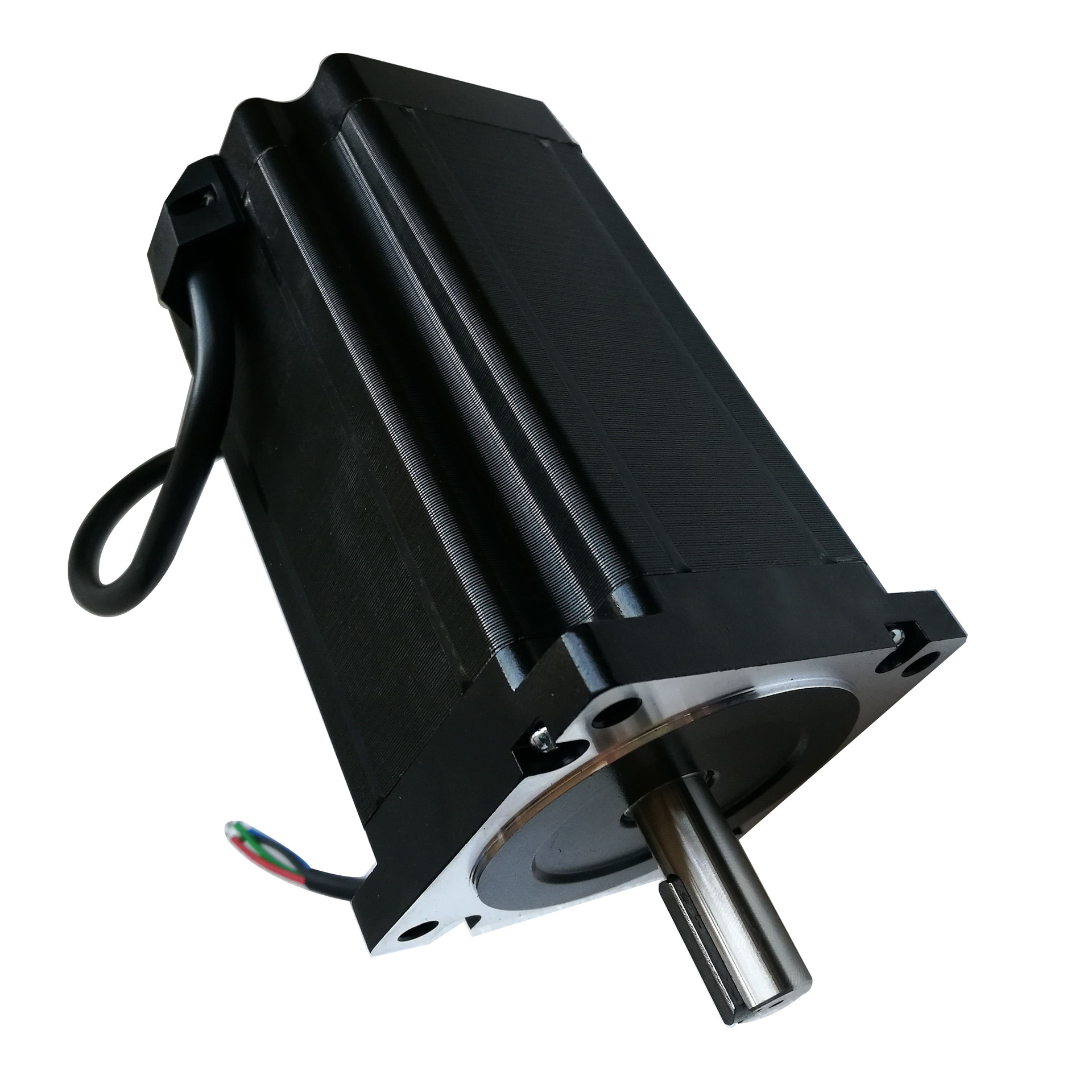 86步进电机86bygh步进加长机身156mm静力矩12nm键槽铣扁