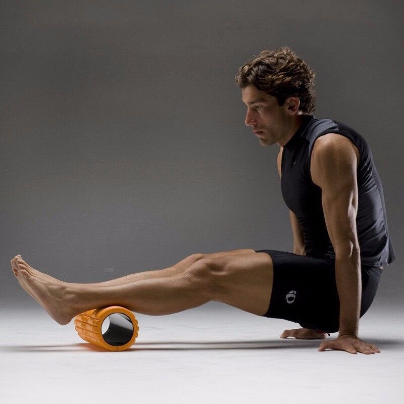 迷你瑜伽狼牙棒 新31*11厘米 eva空心瑜伽柱 普拉提放松按摩滚轴