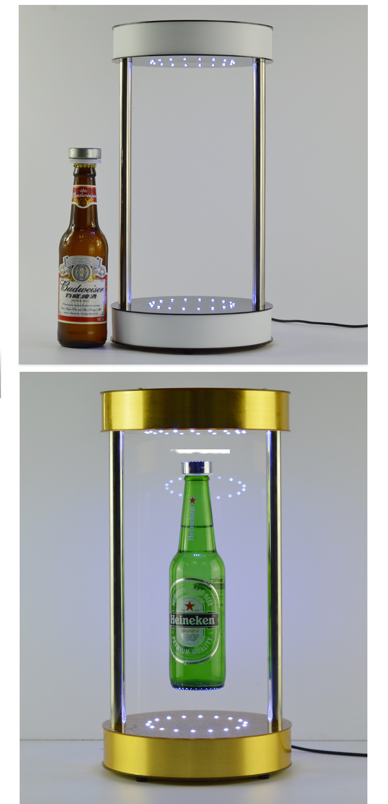 磁悬浮烟盒展示架磁悬浮展示台来料加工来图加工一件起订
