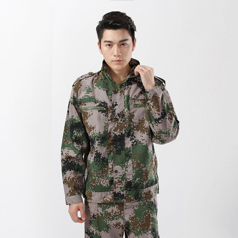 厂家直销平纹97丛林数码迷彩服套装 作训服 户外军迷彩服套装