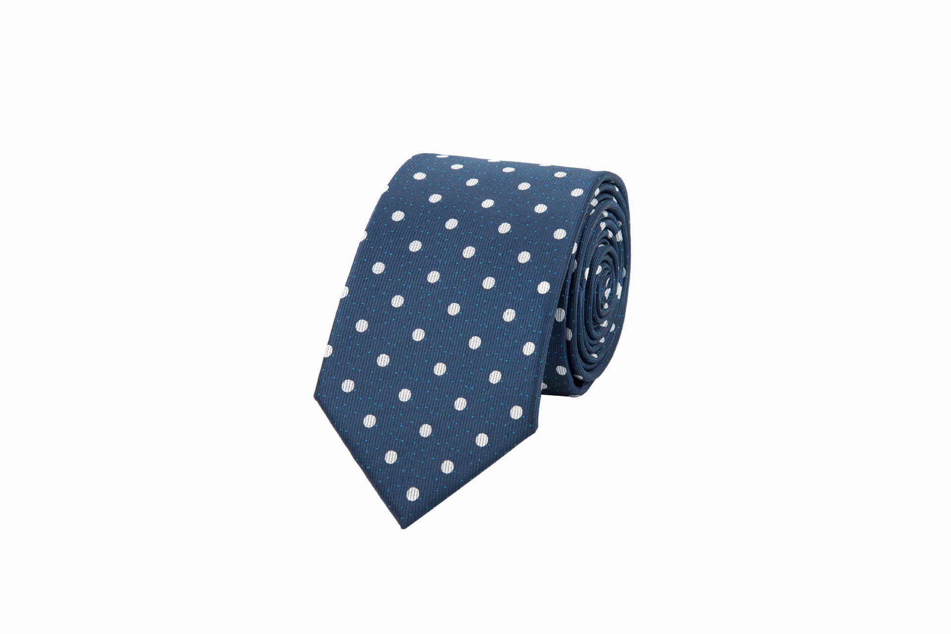 厂家定制 涤纶圆点领带 男士商务正装领带