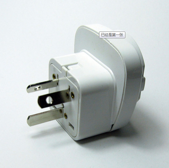 韩国插头欧标带地线插孔转国标三插德国电器中国用转换插座sd-16
