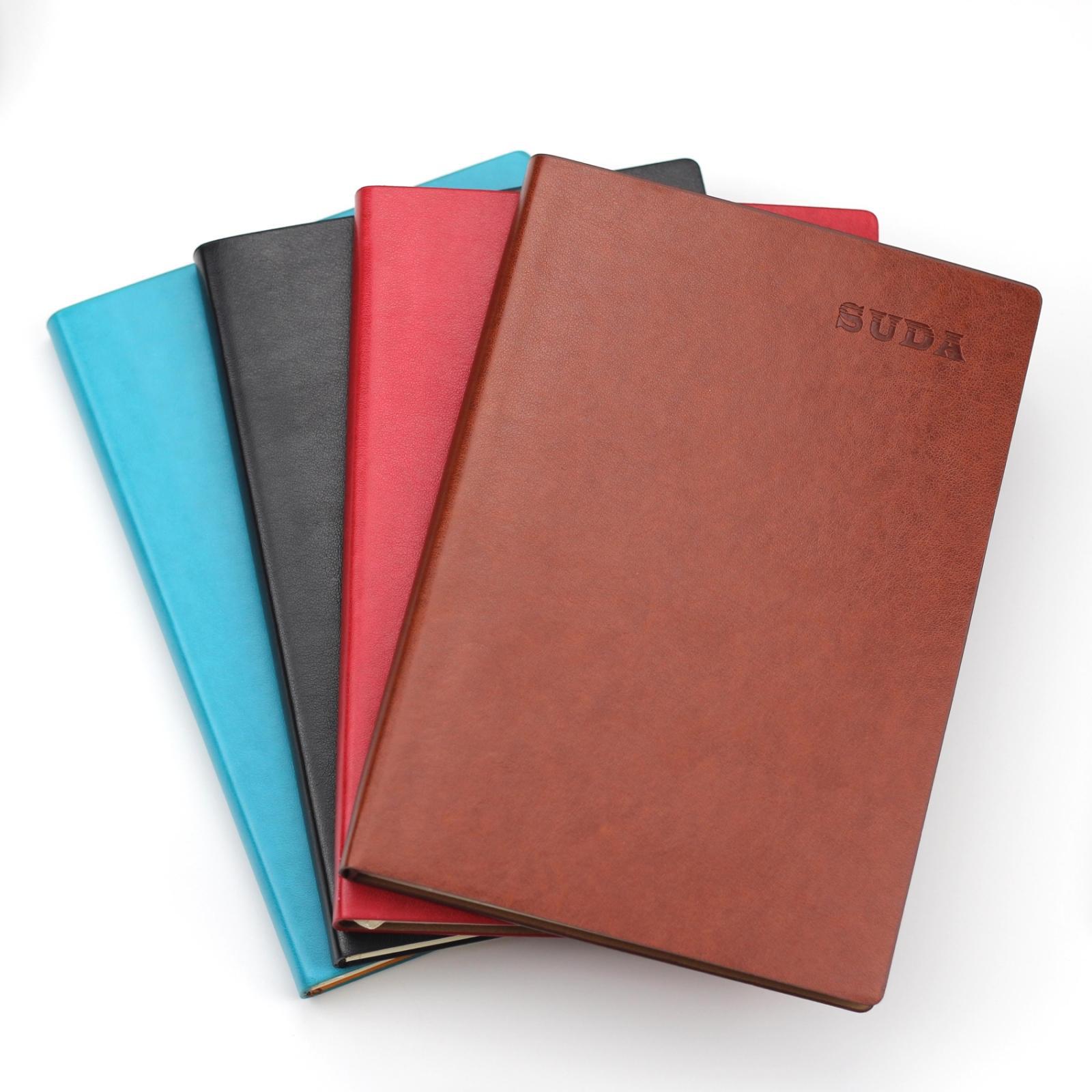 简约商务办公pu皮面笔记本定做学生a4软抄记事便携小本子定制