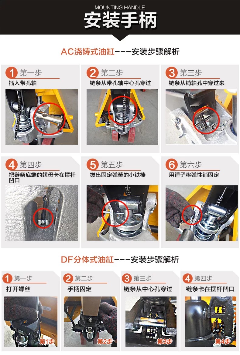 现货3吨诺力叉车手动搬运车 手动地牛手动液压叉车 托盘搬运车